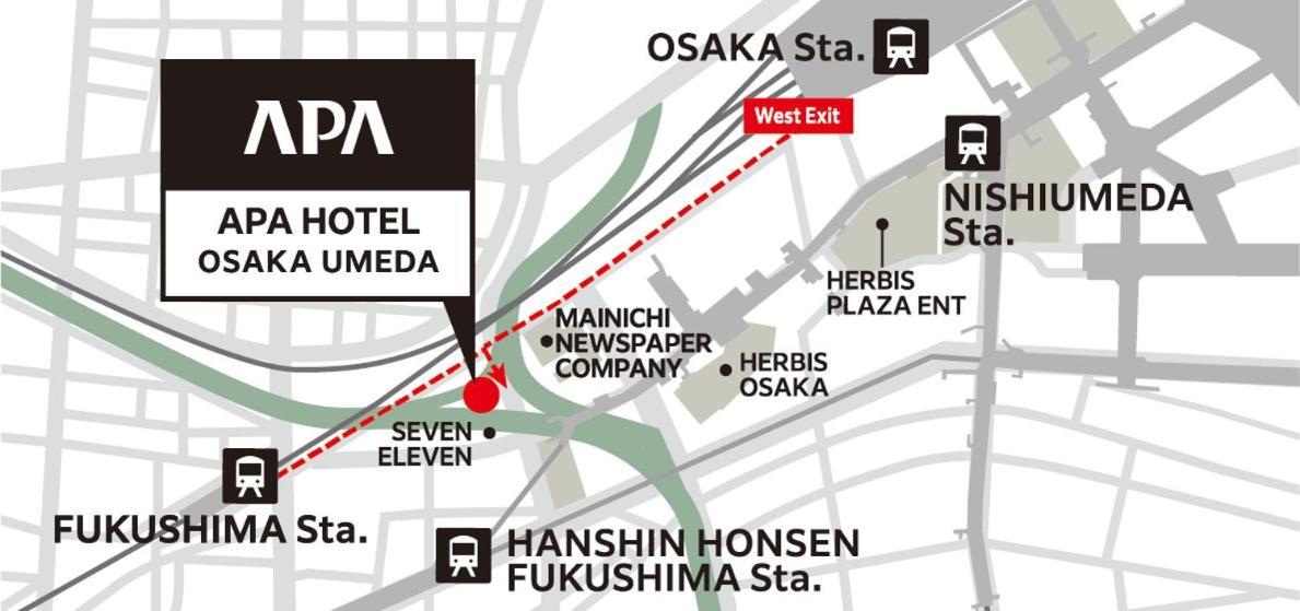 Apa Hotel Osaka Umeda Exterior photo